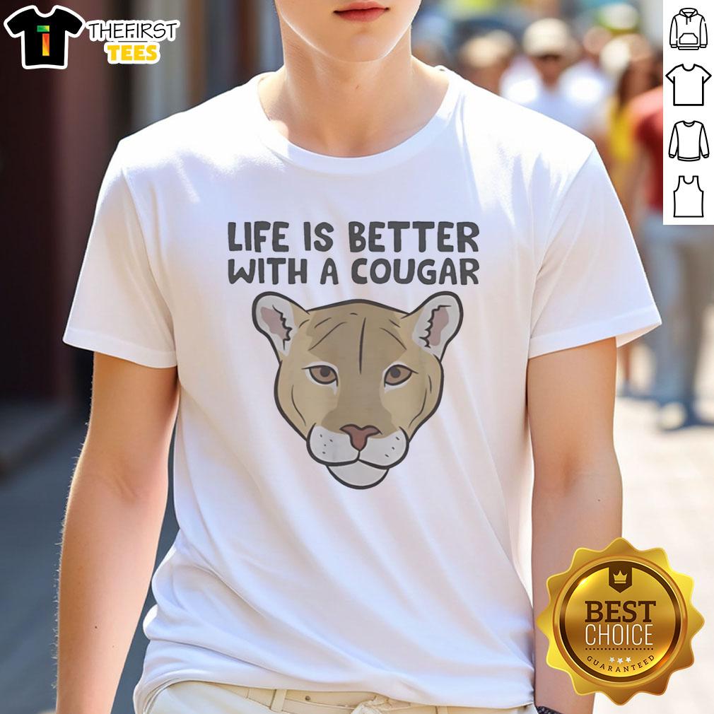 nice-wildcat-life-is-better-with-a-cougar-t-shirt-1 Alt Text: Nice Wildcat Life is Better with a Cougar T-Shirt - stylish graphic tee featuring a wildcat design for nature lovers.