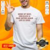 Alt Text: Funny t-shirt featuring the phrase Woke Up Sexy, Childless, and Man-Hating promoting a humorous lifestyle.