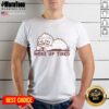 Alt Text: Cute sloth graphic on a 'Nice Woke Up Tired' t-shirt, perfect for lazy days and animal lovers.