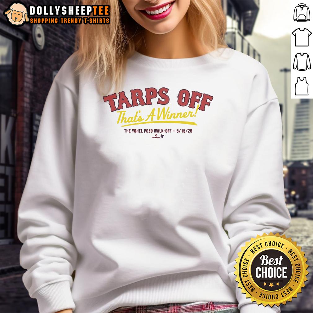 Nice Yohel Pozo The Tarps Off Sweatshirt Nice Yohel Pozo The Tarps Off Sweatshirt featuring a stylish design and comfortable fit for casual wear.
