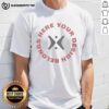 Nice Your Design Belongs Here T-Shirt featuring a modern graphic design on a stylish casual tee.