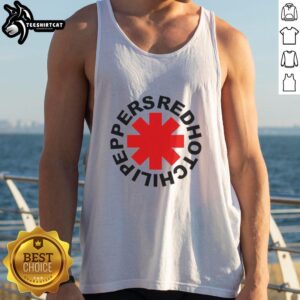 Nice Red Hot Chili Peppers logo tank top featuring vibrant graphics and a stylish design perfect for fans.