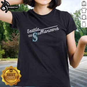 Pretty Seattle Mariners Soft As A Grape ladies tee shirt featuring team logo, perfect for fans and casual wear.