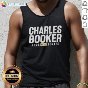 Awesome Charles Booker for U.S. Senate 2026 tank top featuring bold campaign graphics and vibrant colors.