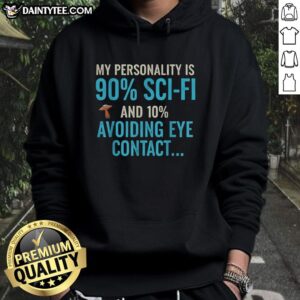 Nice 90 Sci-Fi Awkward Hoodie featuring vibrant colors and retro graphics, perfect for fans of vintage science fiction fashion.