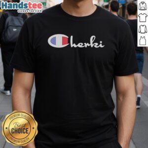 Good Cherki Style Champion T-Shirt in vibrant colors, showcasing a trendy design perfect for casual wear.