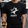 Alt Text: Official Buddix Make A New Addict T-Shirt featuring a bold design, perfect for trendy casual wear.
