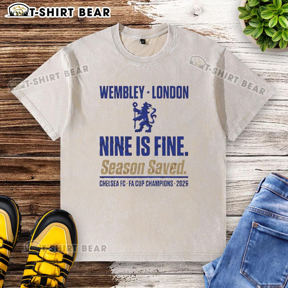 Official Chelsea Fa Cup Winners Ninth Title Wembley Glory 2026 Washed T Shirt Official Chelsea FA Cup Winners Ninth Title 2026 washed t-shirt showcasing Wembley glory with team logo and design.