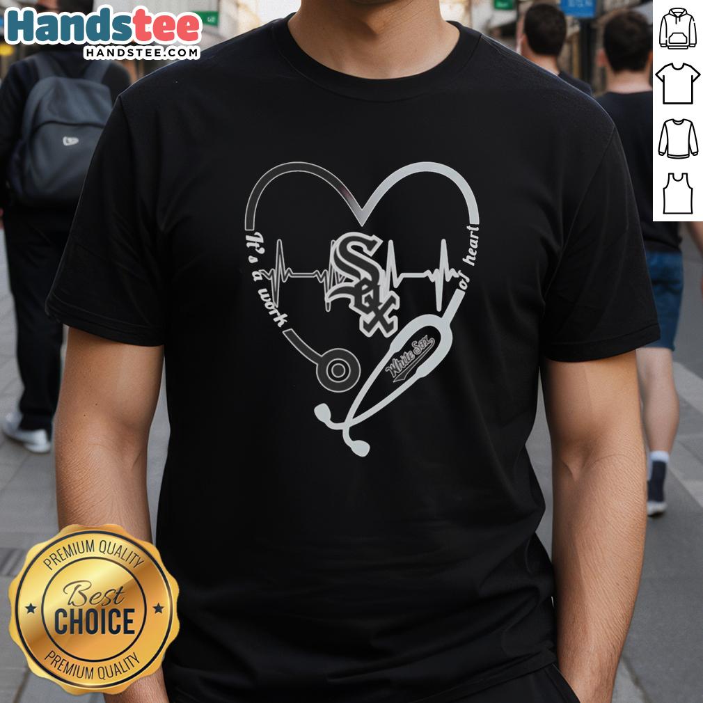 official-chicago-white-sox-stethoscope-heartbeat-its-a-work-of-heart-t-shirt Alt Text: Official Chicago White Sox Stethoscope Heartbeat T-Shirt - A Work of Heart for fans and healthcare enthusiasts.