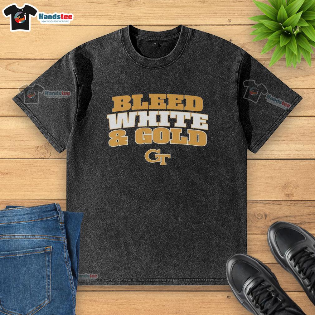 official-georgia-tech-yellow-jackets-ncaa-bleed-white-and-gold-washed-t-shirt Official Georgia Tech Yellow Jackets NCAA Bleed White and Gold washed t-shirt showcasing school pride and team colors.