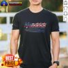 Alt Text: Official Hendrick Motorsports Team Collection Athletic Heather Gray T-Shirt with Patriotic Logo for fans.