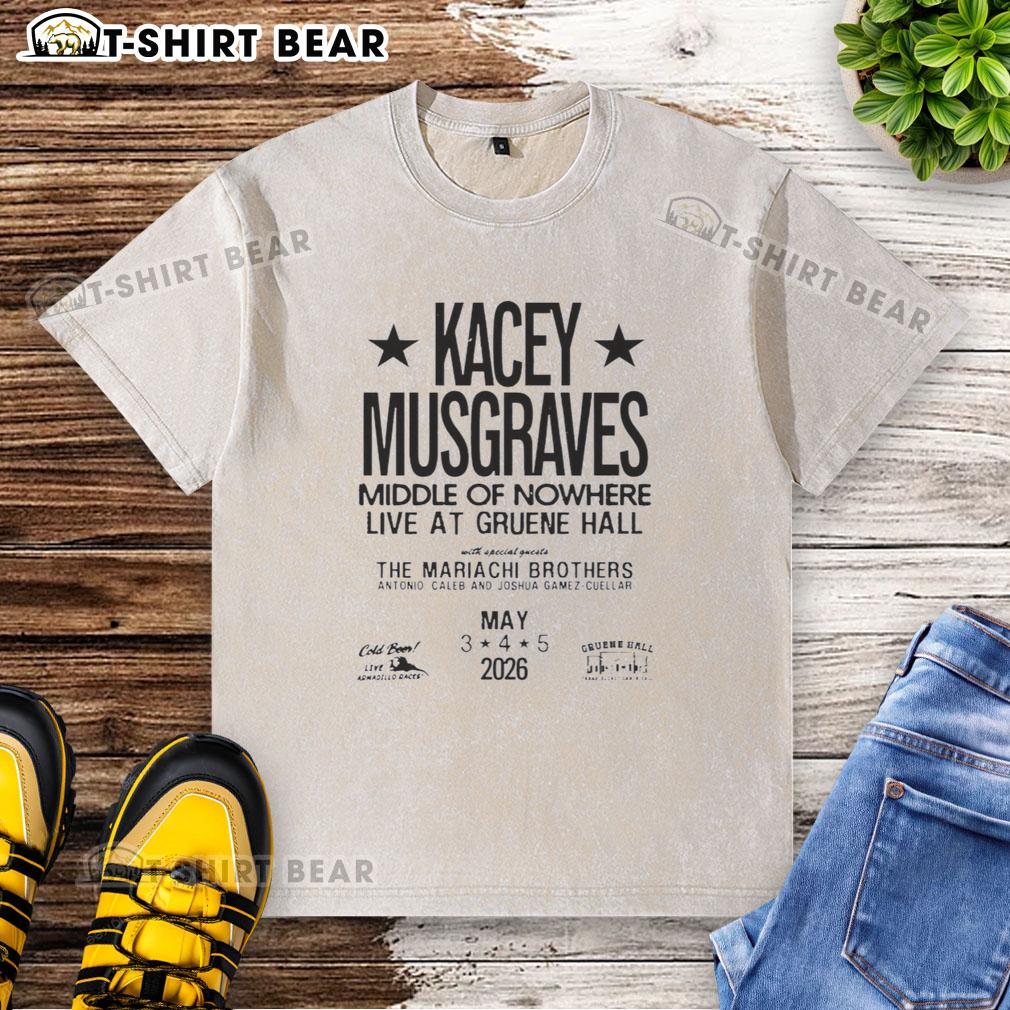 Official Kacey Musgraves New Braunfels May 04 2026 Tx Washed T Shirt Official Kacey Musgraves New Braunfels May 04 2026 TX washed t-shirt featuring vibrant design and concert details.