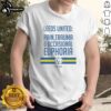 Official Leeds United Pain Trauma And Occasional Euphoria Since 1919 T-Shirt featuring club colors and logo.