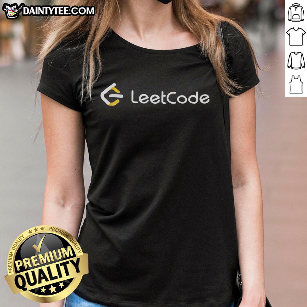 official-leetcode-logo-ladies-tee Official Leetcode logo on a stylish ladies tee, perfect for coding enthusiasts and tech lovers.