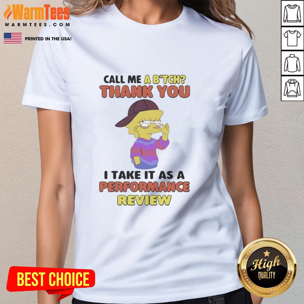 official-lisa-simpson-thank-you-i-take-it-as-a-performance-review-ladies-tee Official Lisa Simpson Thank You I Take It As A Performance Review Ladies Tee featuring Lisa's iconic character design.