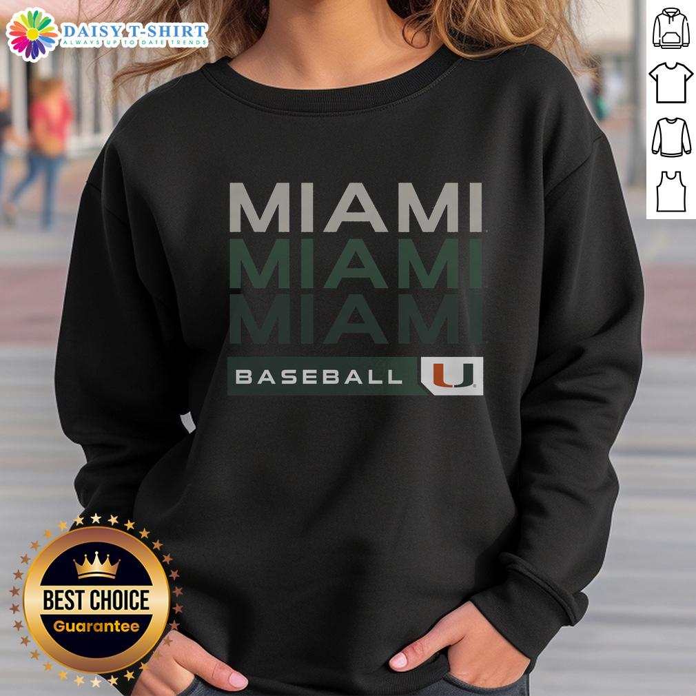 Official Miami Hurricanes College Baseball Hype Sweatshirt Official Miami Hurricanes college baseball hype sweatshirt in vibrant colors, perfect for fans and game day outfits.