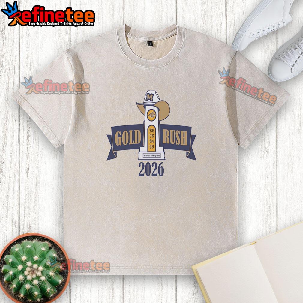 official-montana-state-bobcats-gold-rush-2026-washed-t-shirt Alt Text: Official Montana State Bobcats Gold Rush 2026 washed t-shirt featuring a stylish design for fans and supporters.