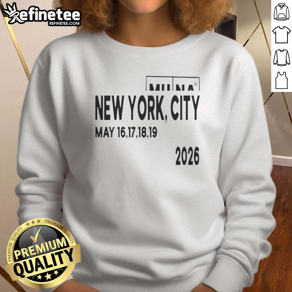 official-munaworld-god-yes-new-york-city-may-16-19-2026-sweatshirt Official Munaworld God Yes New York City May 16-19 2026 sweatshirt featuring vibrant design and event details.