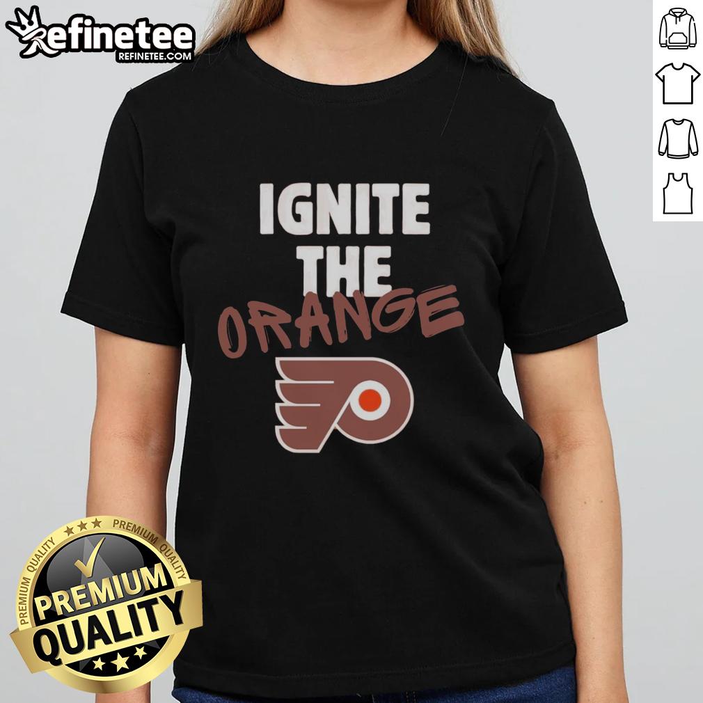 official-philadelphia-flyers-ignite-the-orange-2026-nhl-playoffs-fan-gear-ladies-tee Official Philadelphia Flyers Ignite The Orange 2026 NHL Playoffs Ladies Tee featuring vibrant team colors and logo.