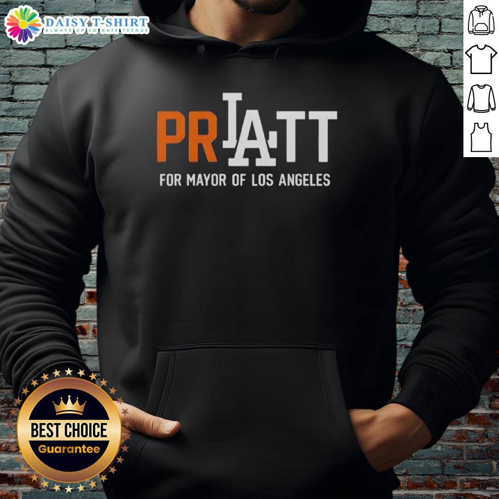 Official Pratt For Mayor Los Angeles 2026 Hoodie Official Pratt for Mayor Los Angeles 2026 hoodie showcasing campaign logo and vibrant design, perfect for supporters.