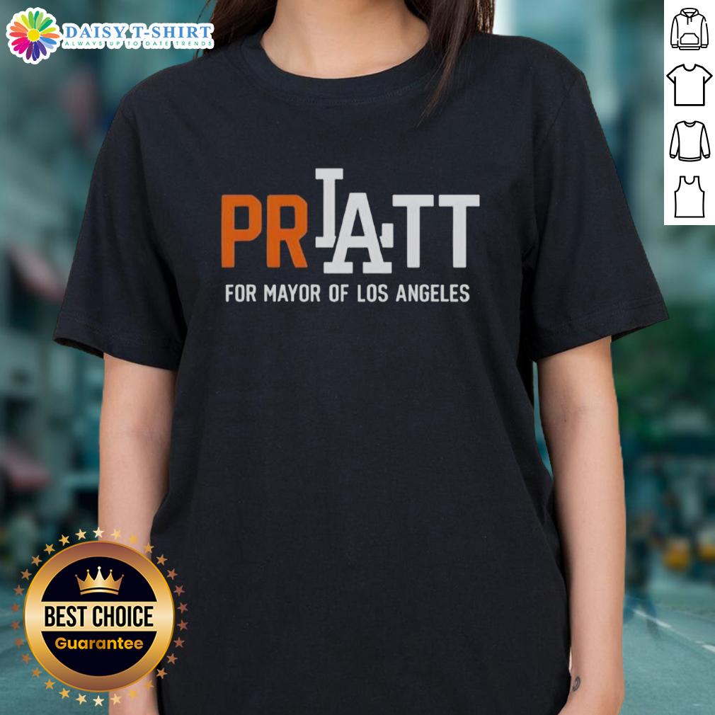 Official Pratt For Mayor Los Angeles 2026 Ladies Tee Official Pratt for Mayor Los Angeles 2026 ladies tee featuring bold campaign logo and stylish design for supporters.