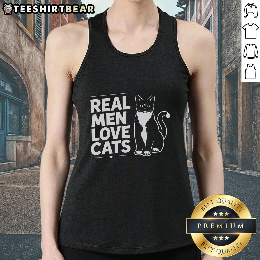 official-real-men-love-cats-tank-top Official Real Men Love Cats Tank Top featuring a bold graphic design, perfect for cat lovers and casual wear.