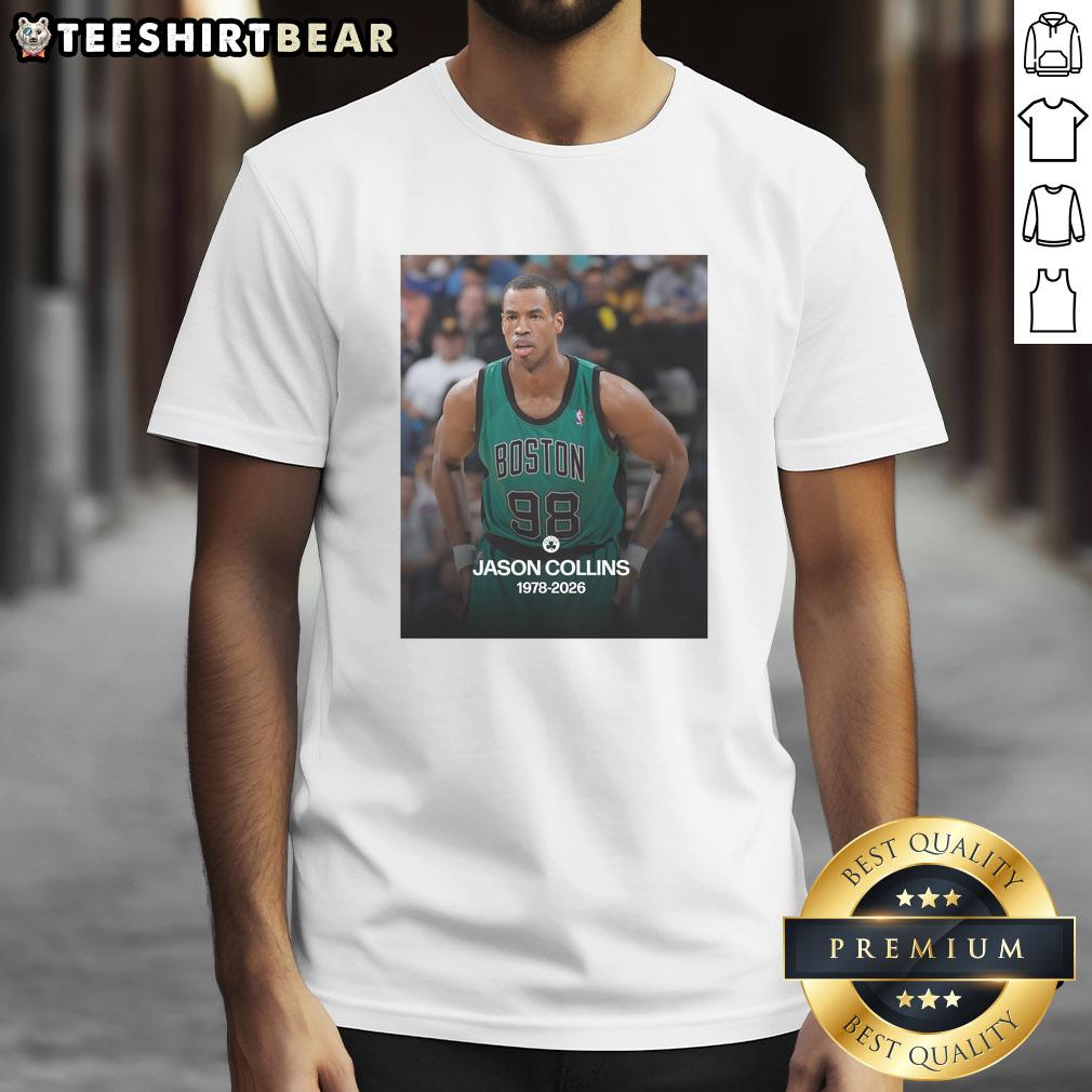 official-rip-jason-collins-rest-in-peace-1978-2026-t-shirt Alt Text: Official Rip Jason Collins Rest In Peace 1978-2026 T-Shirt featuring a tribute design honoring Jason Collins.
