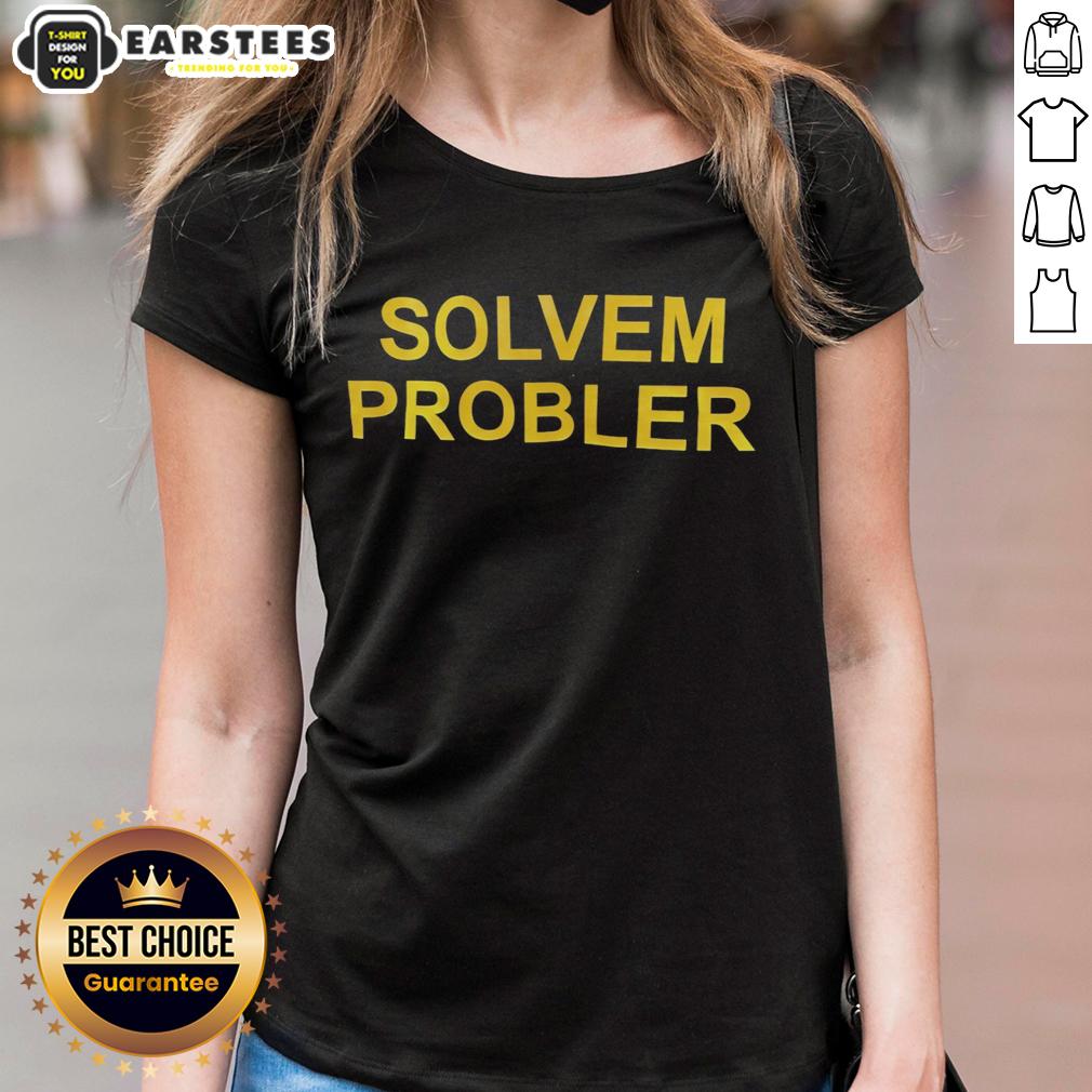 official-solvem-probler-ladies-tee Official Solvem Probler Ladies Tee featuring a stylish design, perfect for casual wear and showcasing problem-solving spirit.