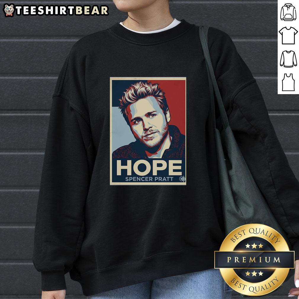 official-spencer-pratt-hope-and-change-graphic-sweatshirt Official Spencer Pratt Hope and Change Graphic Sweatshirt featuring a bold design on a stylish black background.