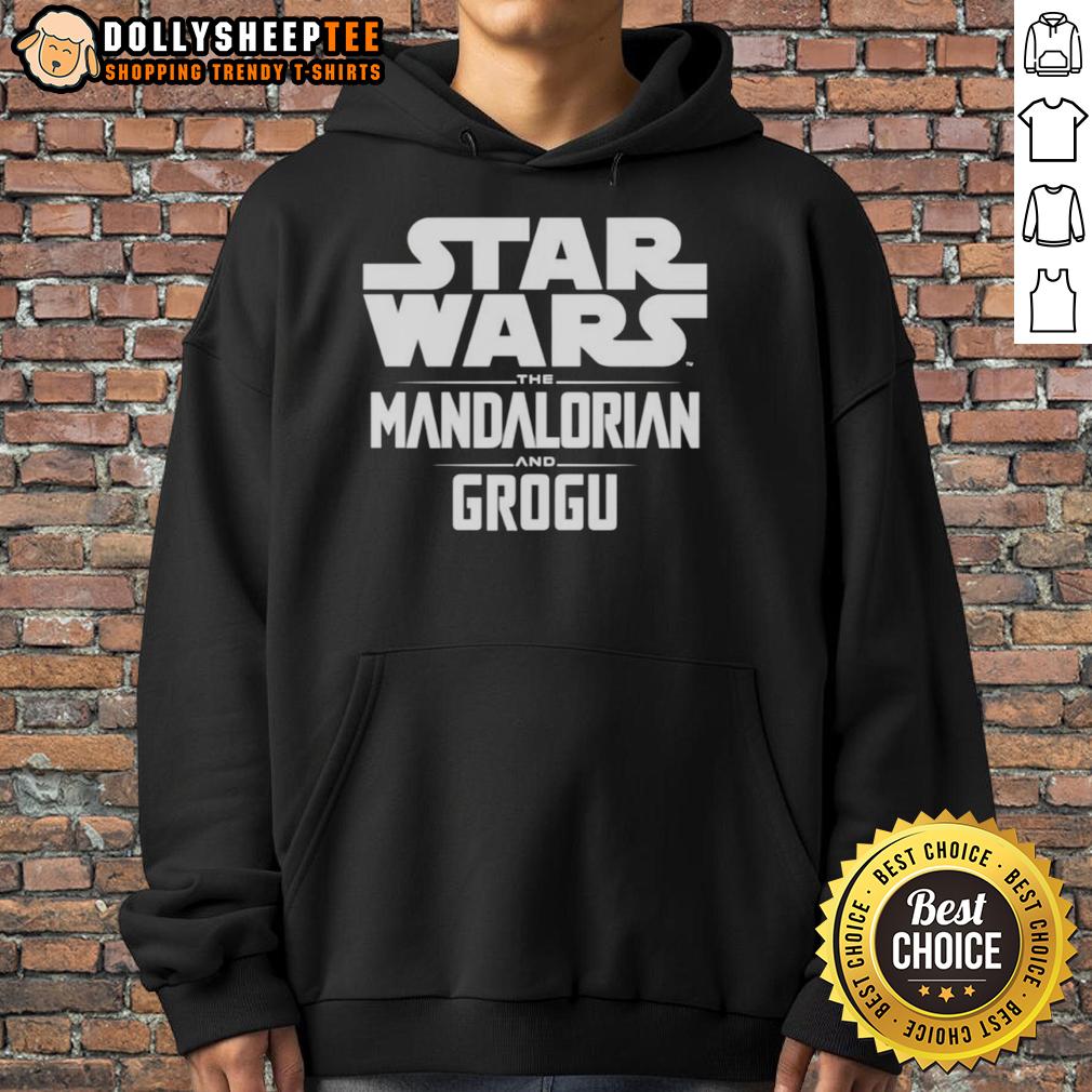 Official Star Wars The Mandalorian And Grogu Letter Hoodie Official Star Wars The Mandalorian and Grogu letter hoodie featuring vibrant graphics of Grogu and iconic Star Wars logo.