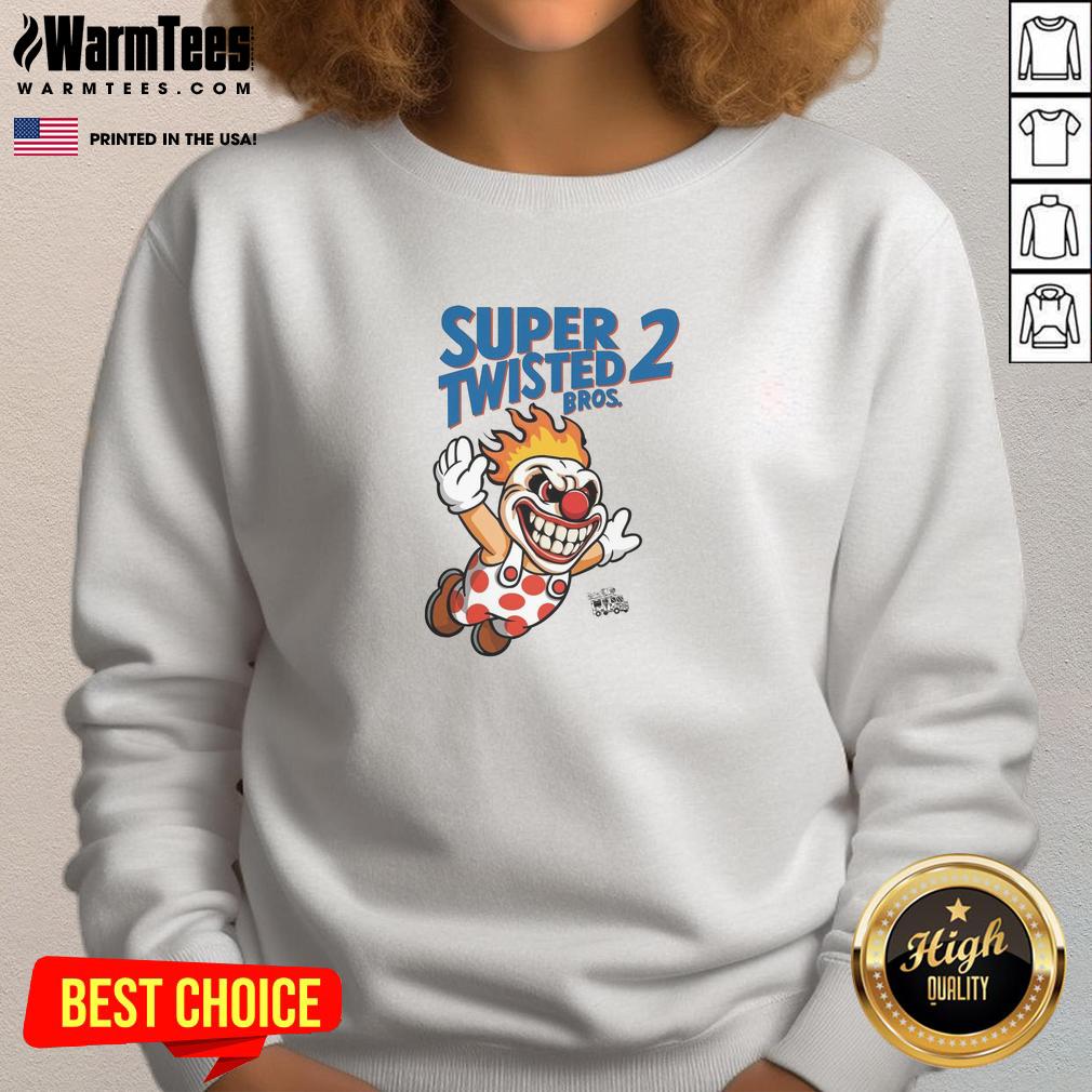official-super-twisted-bros-2-sweatshirt Official Super Twisted Bros 2 Sweatshirt featuring vibrant graphics and a comfortable fit, perfect for fans and casual wear.