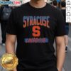 Alt Text: Vintage Syracuse Orange X Lacrosse Hype Logo T-Shirt featuring bold graphics and a classic design for fans.