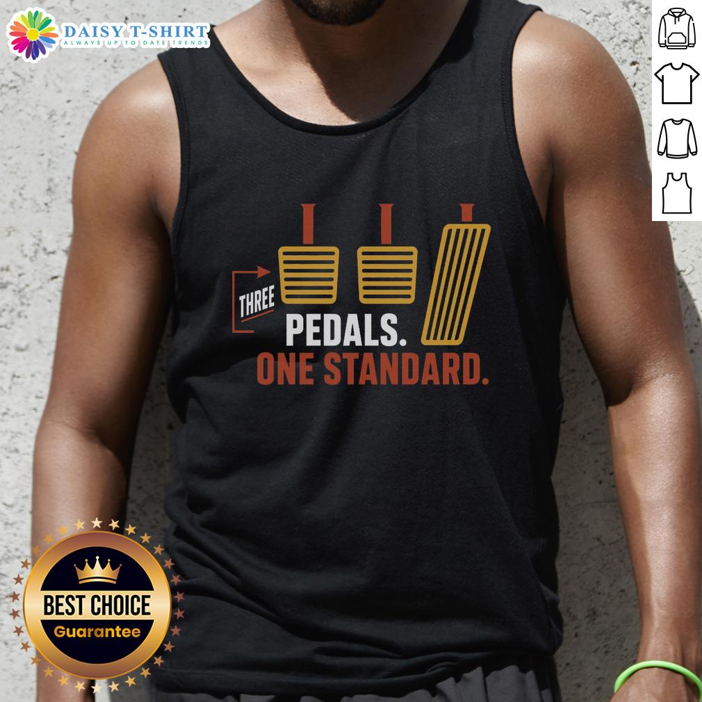 Official Three Pedals One Standard Tank Top Official Three Pedals One Standard Tank Top featuring a stylish design, perfect for casual wear and music lovers.