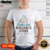 Official Timeline Rollback V1985 T-Shirt featuring retro design and vibrant colors for a stylish vintage look.