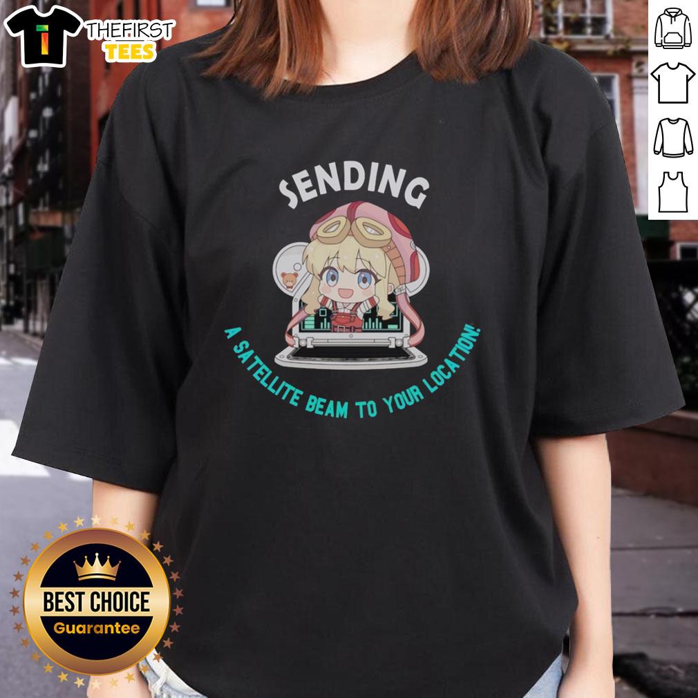 official-tita-russell-sending-a-satellite-beam-to-your-location-ladies-tee Alt Text: Official Tita Russell sending a satellite beam to your location on a stylish ladies' tee, perfect for tech enthusiasts.