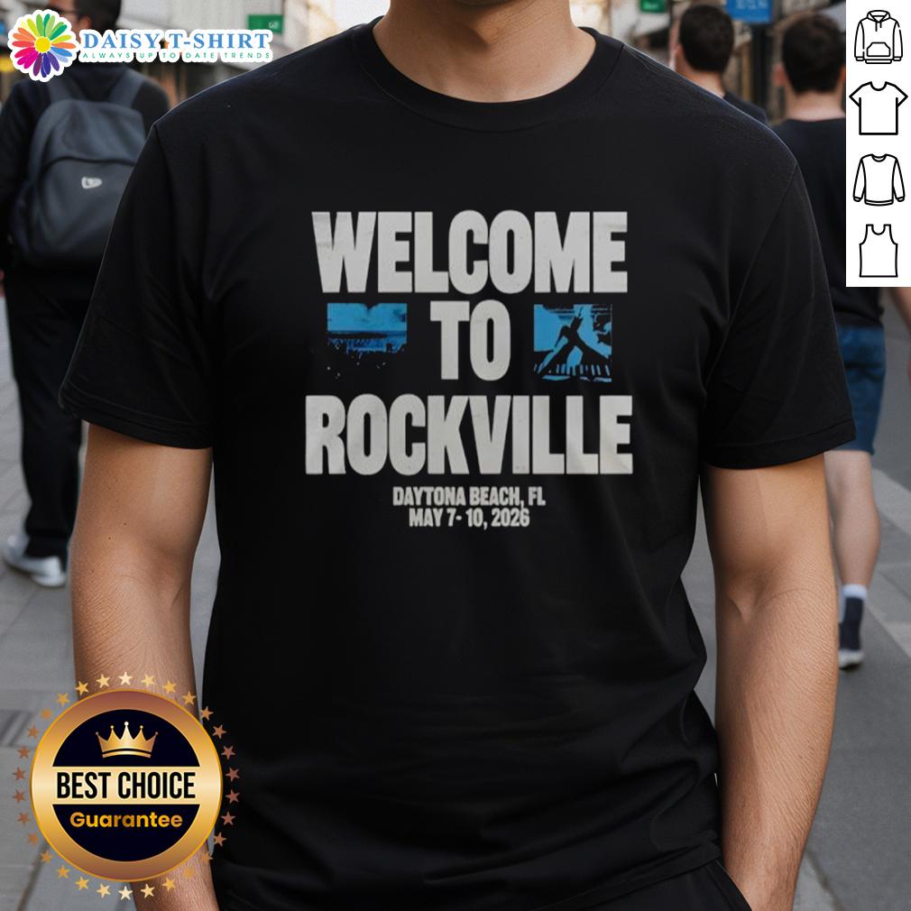 Official Welcome To Rockville 2026 T Shirt Official Welcome To Rockville 2026 T-Shirt featuring vibrant festival graphics and a comfortable fit for music lovers.