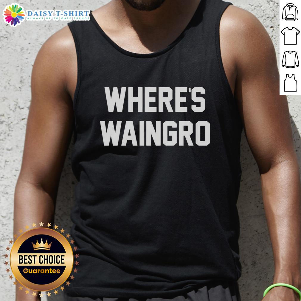 Official Where'S Waingro Heat Movie Meme Tank Top Official Wheres Waingro Heat movie meme tank top featuring iconic scene, perfect for fans of the classic film.