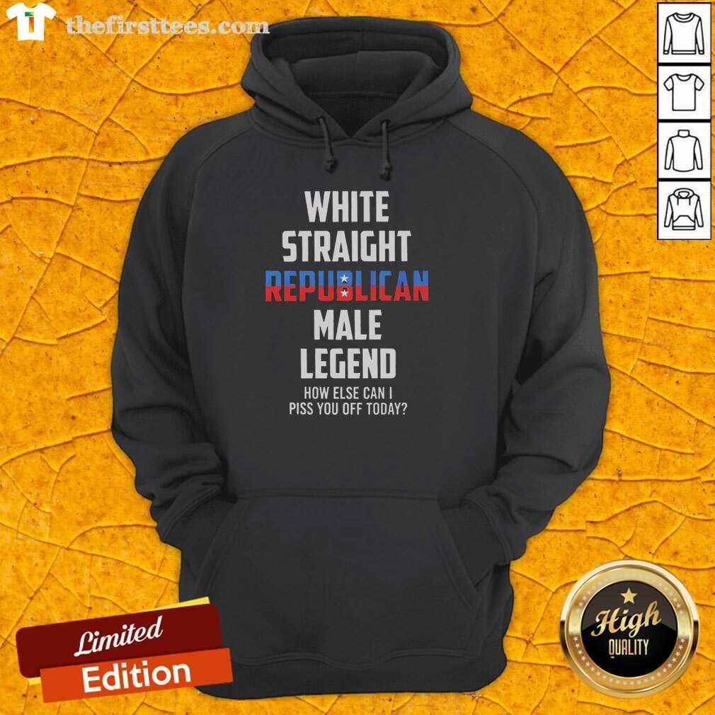 official-white-straight-republican-male-legend-hoodie Official White Straight Republican Male Legend Hoodie featuring a bold design, perfect for supporters and casual wear.