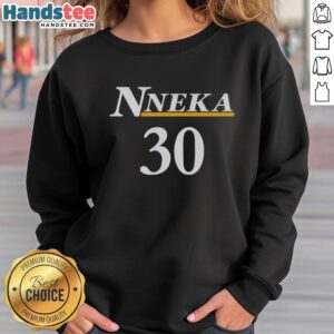 Alt Text: Official Nneka Ogwumike Los Angeles Sparks Bet On Women Jersey 30 Sweatshirt showcasing team spirit and player support.