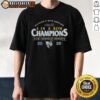 Alt Text: Flint Kearsley Hornets T-Shirt celebrating 2026 MHSAA Boys Bowling D2 4 in a Row Champions with vibrant graphic design.