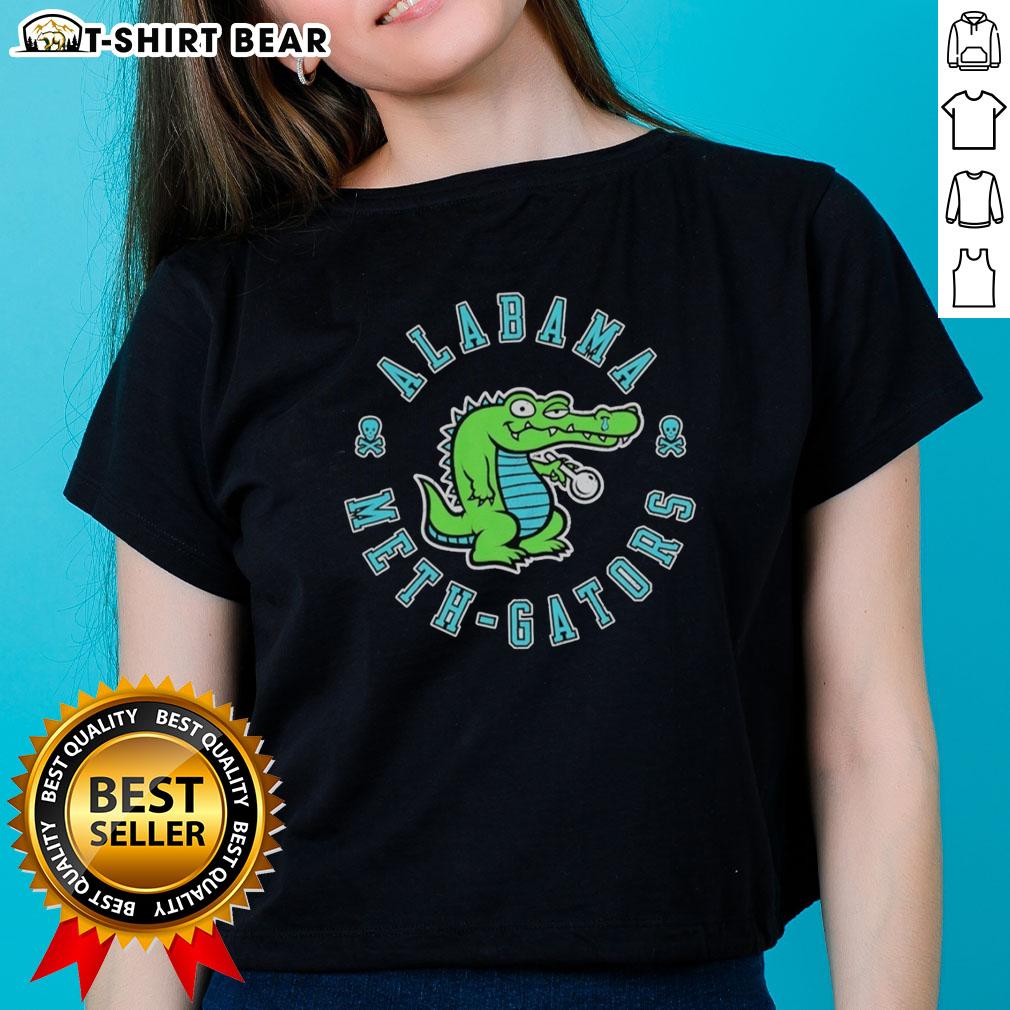 Original Alabama Meth Gators Cartoon Ladies Tee
