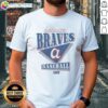 Original Arizona Diamondbacks 2026 Atlanta Baseball retro logo T-shirt featuring vibrant colors and classic design.