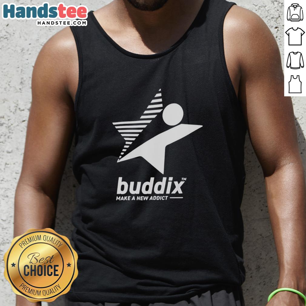 original-buddix-make-a-new-addict-tank-top Original Buddix Make A New Addict tank top featuring a stylish design, perfect for casual wear and addiction awareness.