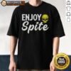 Alt Text: Original Enjoy Spite T-Shirt featuring bold graphic design on a stylish black background, perfect for casual wear.