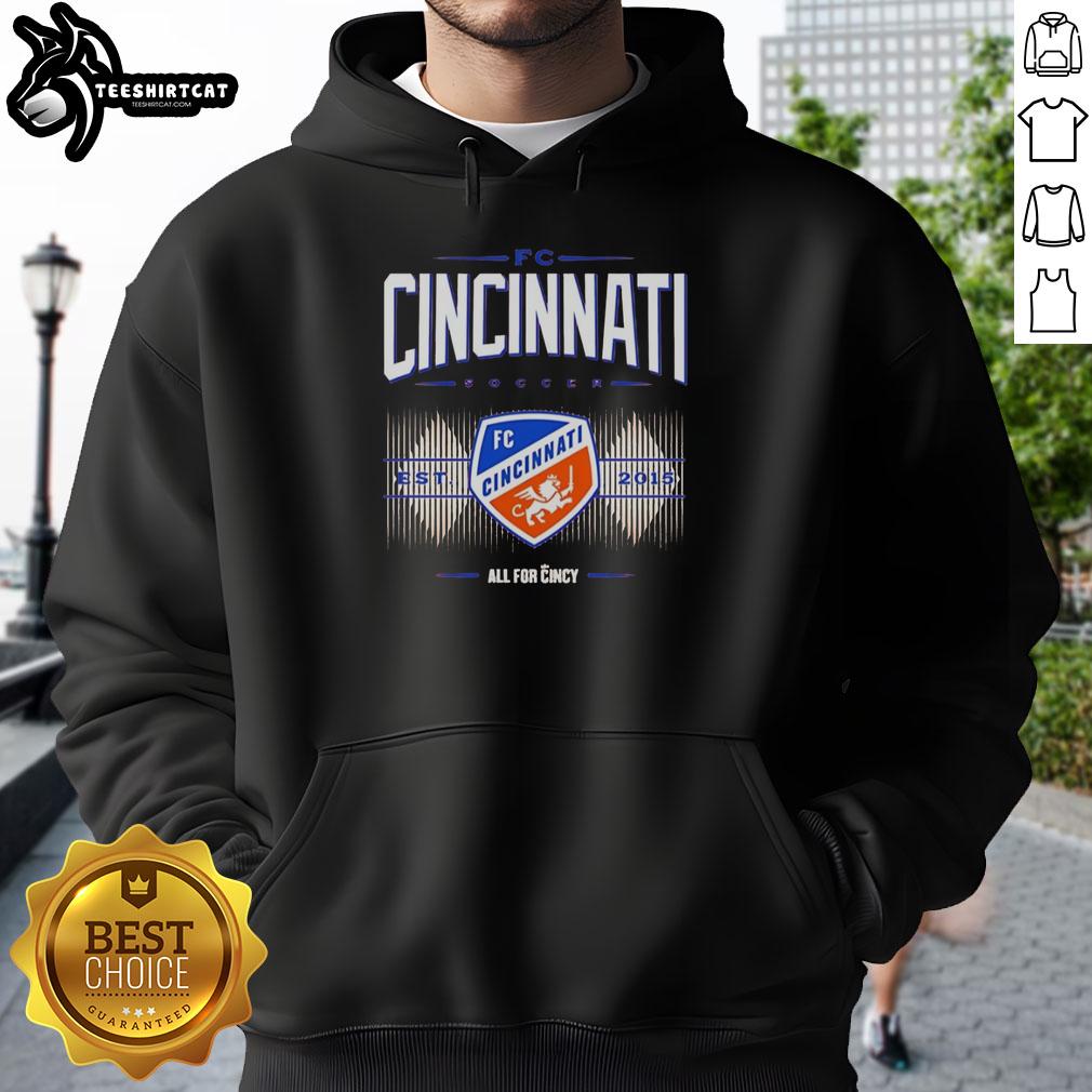 original-fc-cincinnati-soccer-est-20215-all-for-cincy-retro-hoodie Alt Text: Retro FC Cincinnati hoodie est. 2021 featuring All For Cincy design, perfect for soccer fans and casual wear.