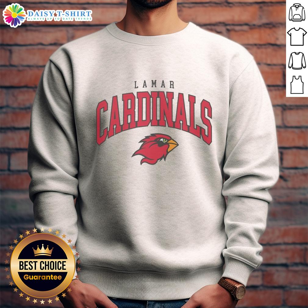 Original Lamar Cardinals Classic Logo Sweatshirt Original Lamar Cardinals classic logo sweatshirt featuring vibrant colors and iconic team branding.