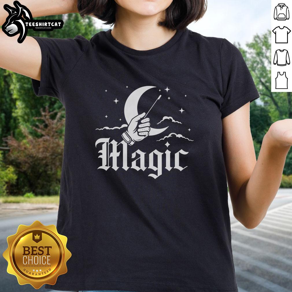original-magic-hand-holding-a-magic-wand-in-front-of-a-crescent-moon-vintage-ladies-tee Vintage ladies tee featuring a magic hand holding a wand in front of a crescent moon, perfect for magical enthusiasts.