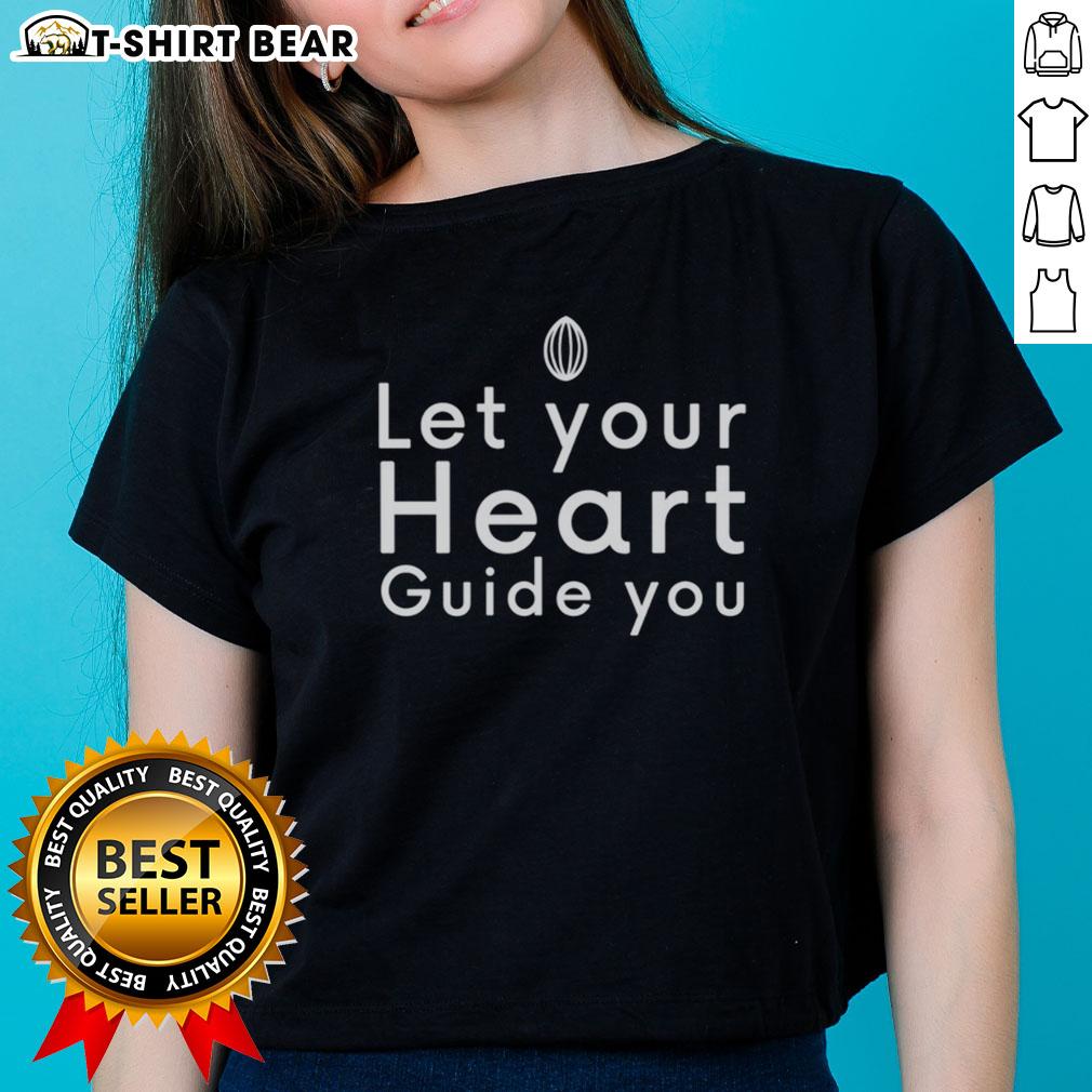 Original Maya Moon Cacao Maya Moon Eco Let Your Heart Guide You Ladies Tee Original Maya Moon Cacao tee for women featuring 'Let Your Heart Guide You' design in eco-friendly fabric.