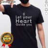 Original Maya Moon Cacao Eco T-Shirt featuring 'Let Your Heart Guide You' design for eco-conscious fashion lovers.