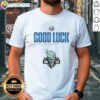 Original New York Islanders Good Luck New York Liberty T-Shirt featuring team logos and vibrant colors for fans.